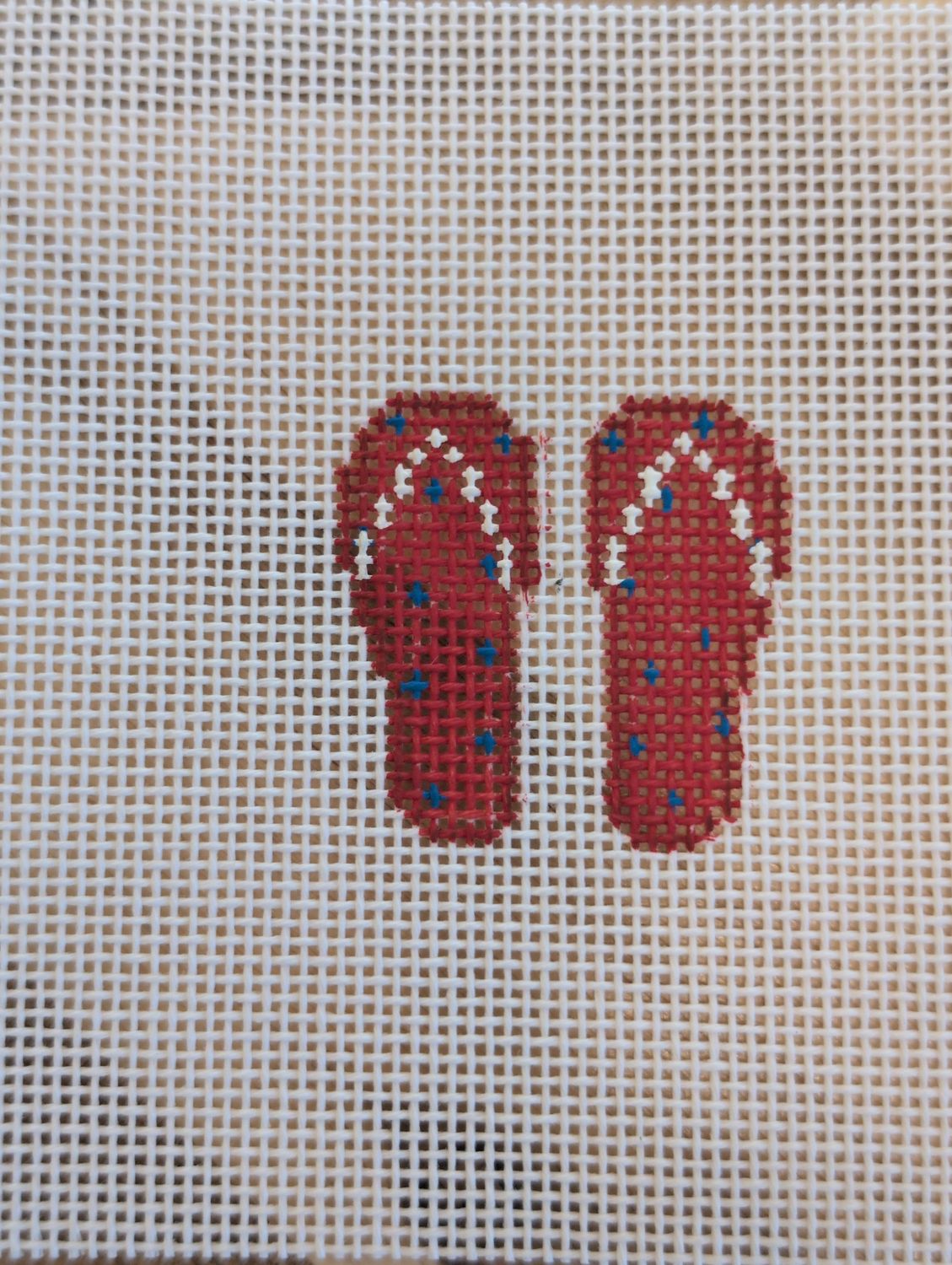 Mini Red Flip Flops