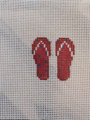 Mini Red Flip Flops