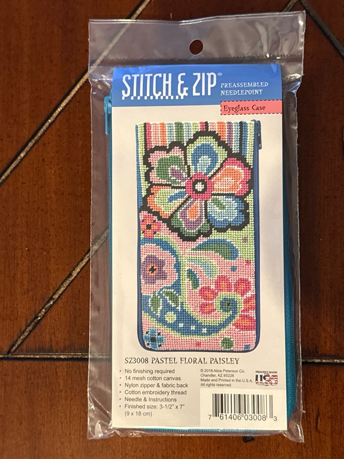 Pastel Floral Paisley Eyeglass Case