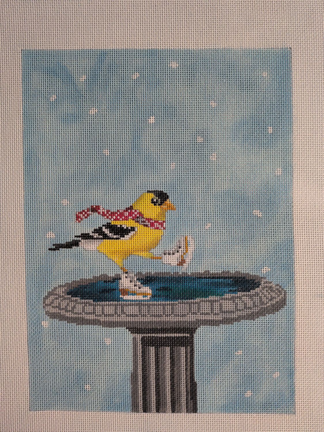 Yellow Bird Ice Skating