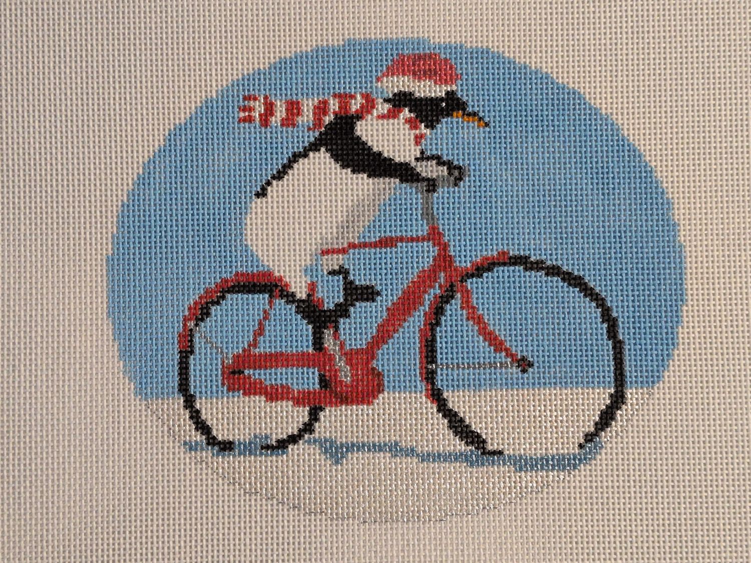 Penguin Riding a Bike