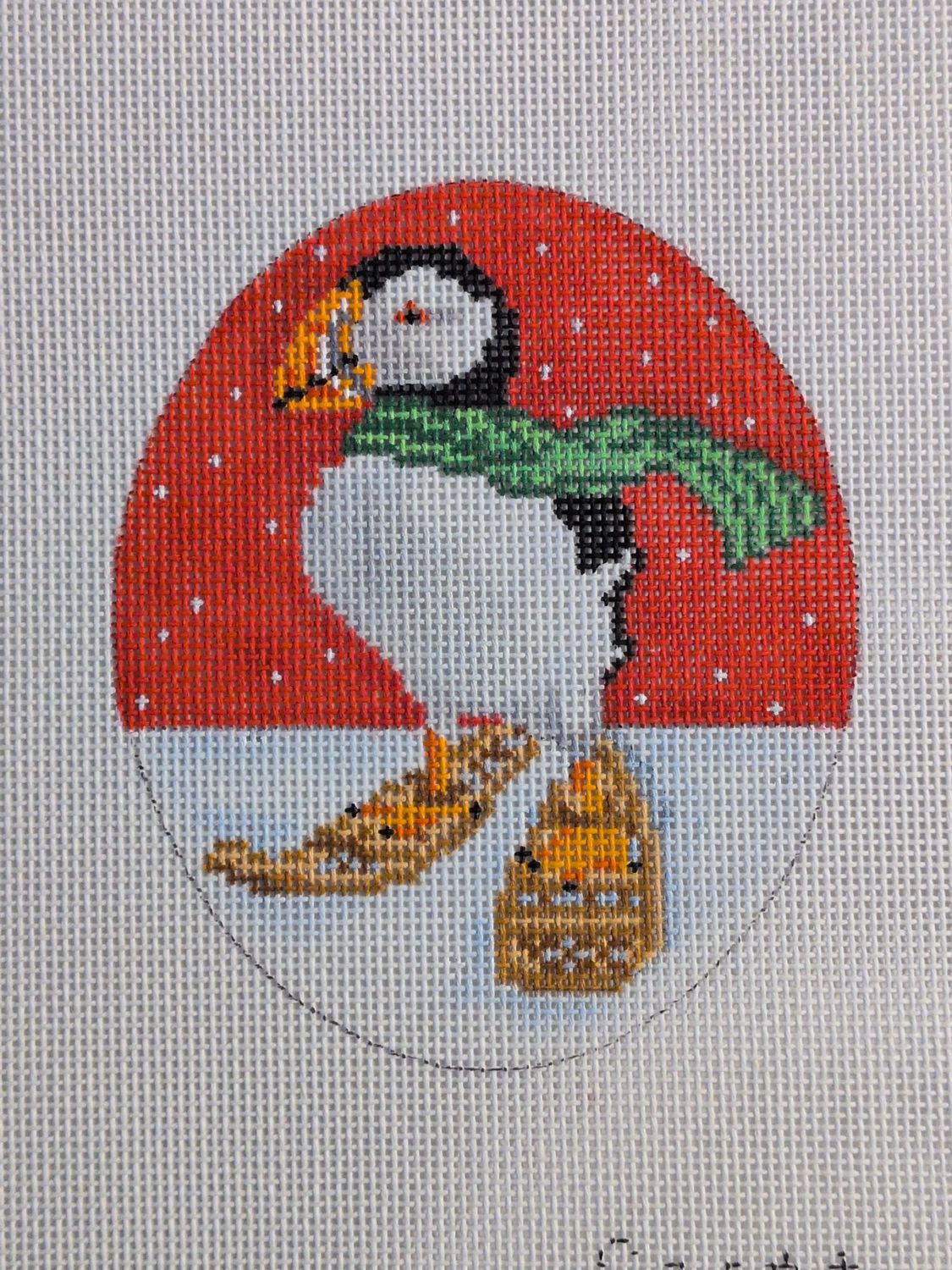 Puffin in Snowshoes