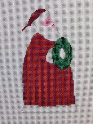 Santa with Wreath