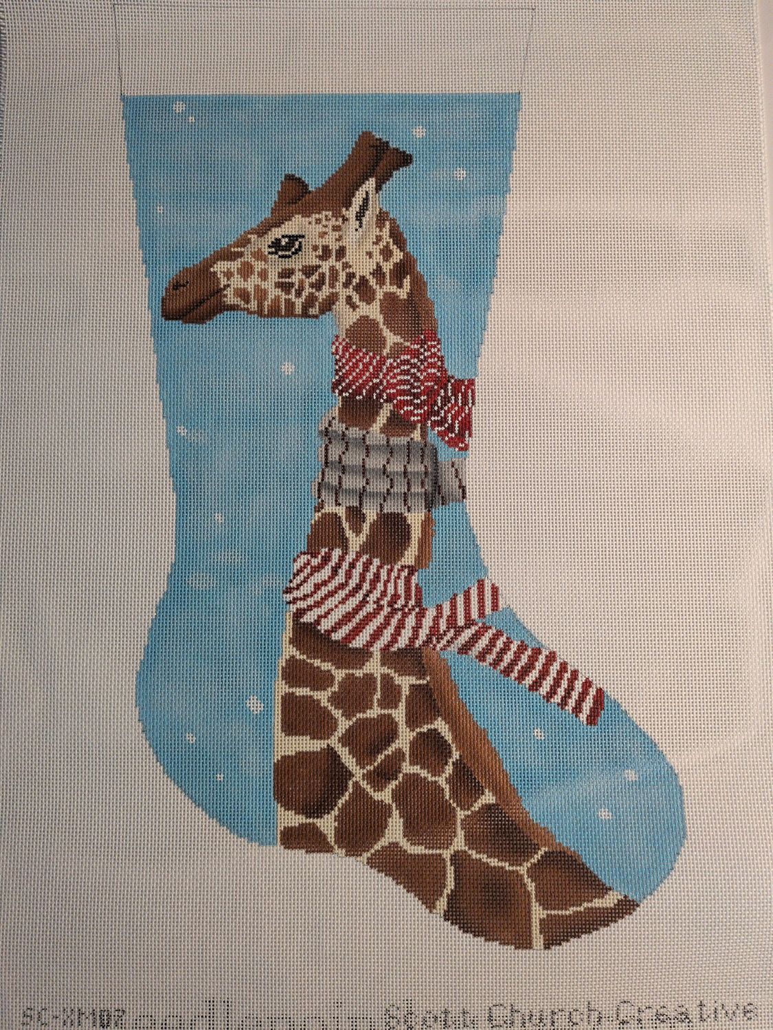 Giraffe with Scarves