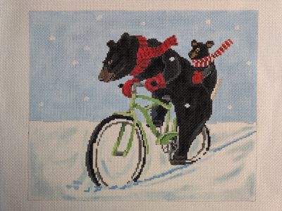 Bears Riding Bike