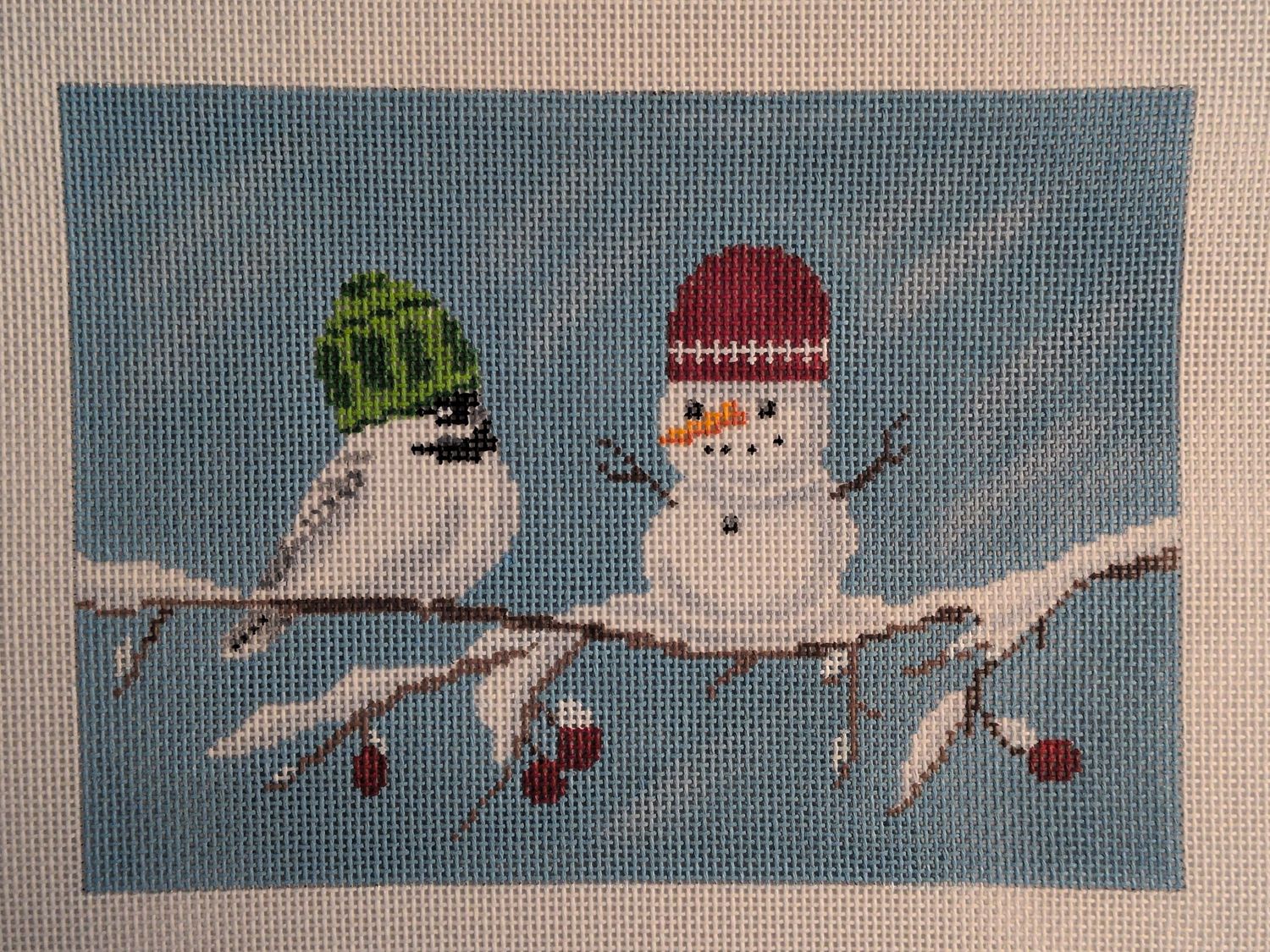 Chickadee's Snowman