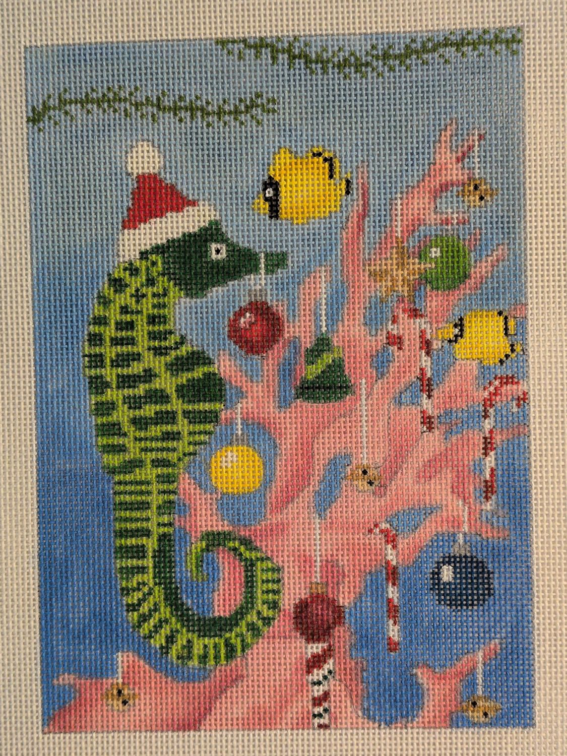 Seahorse Decorating for Xmas