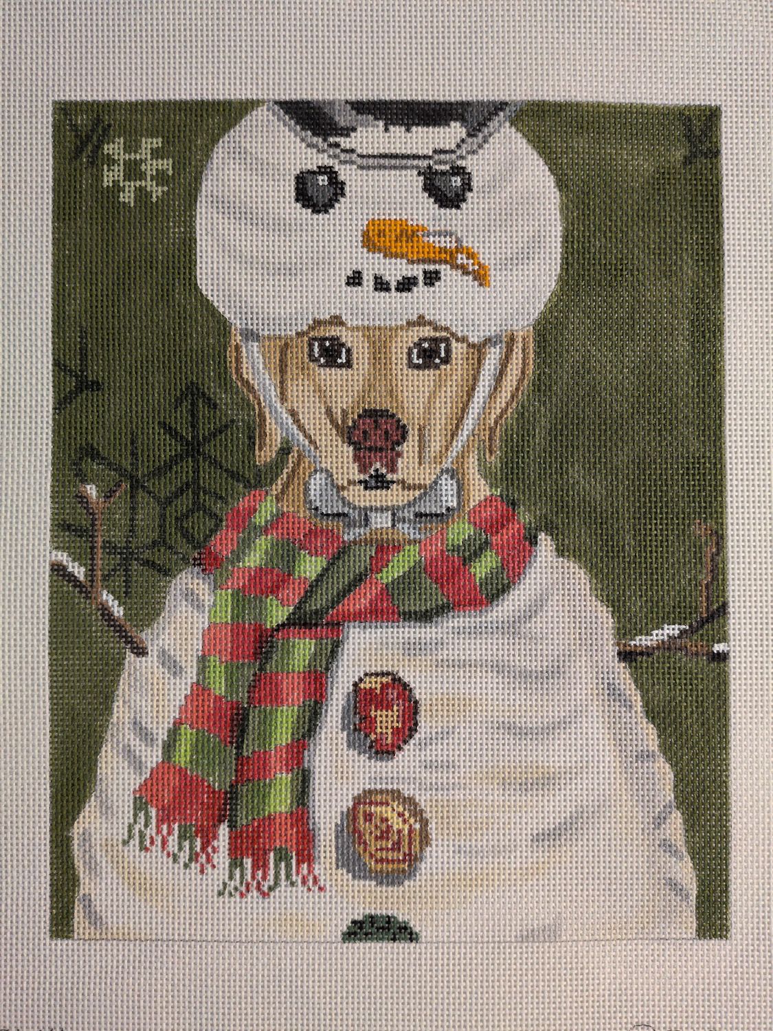 Snowman Costume Labe