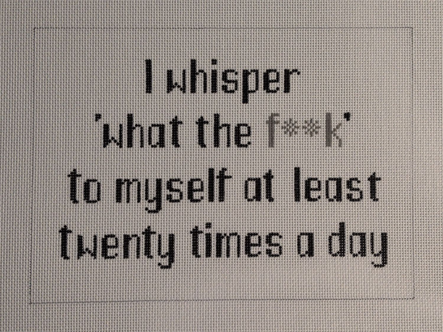 I wisper WTF…
