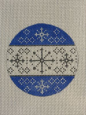 Blue, White, Silver Ball