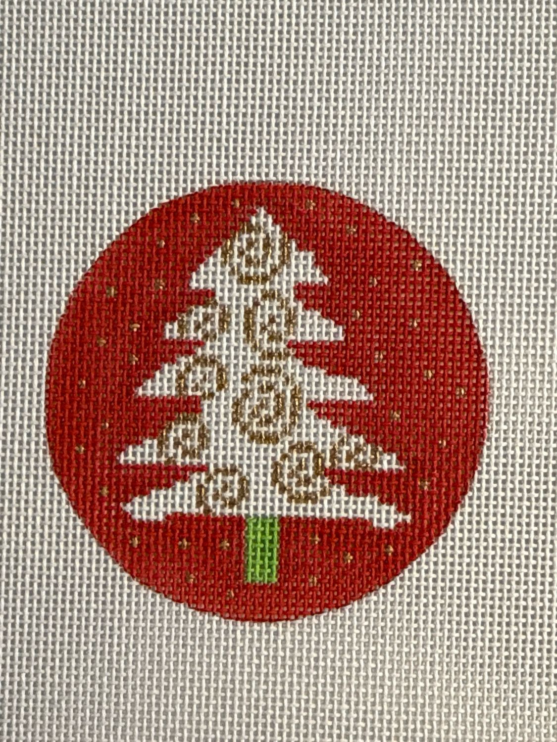 White Tree on Red