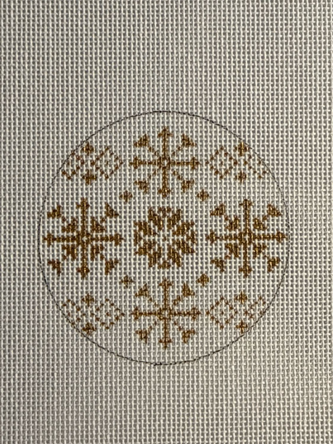 Gold Snowflakes