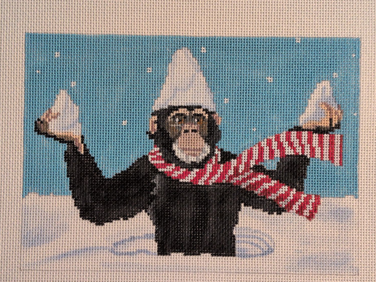 Snowy Chimp
