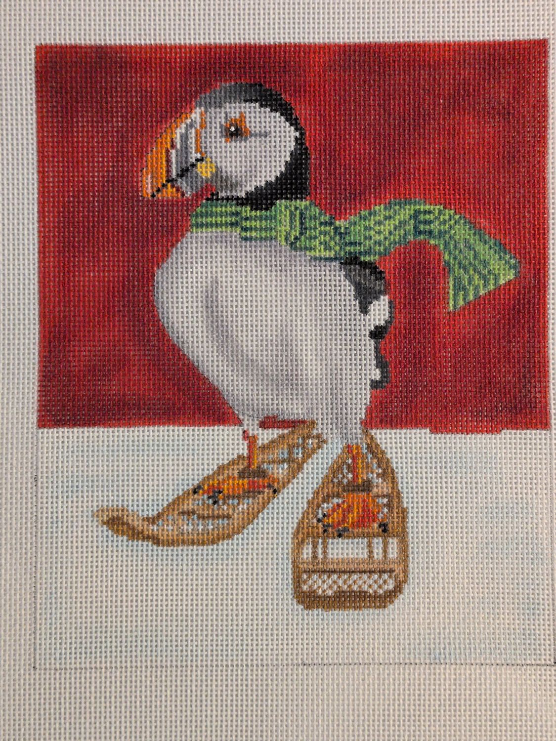 Puffin w/ Snow Shoes