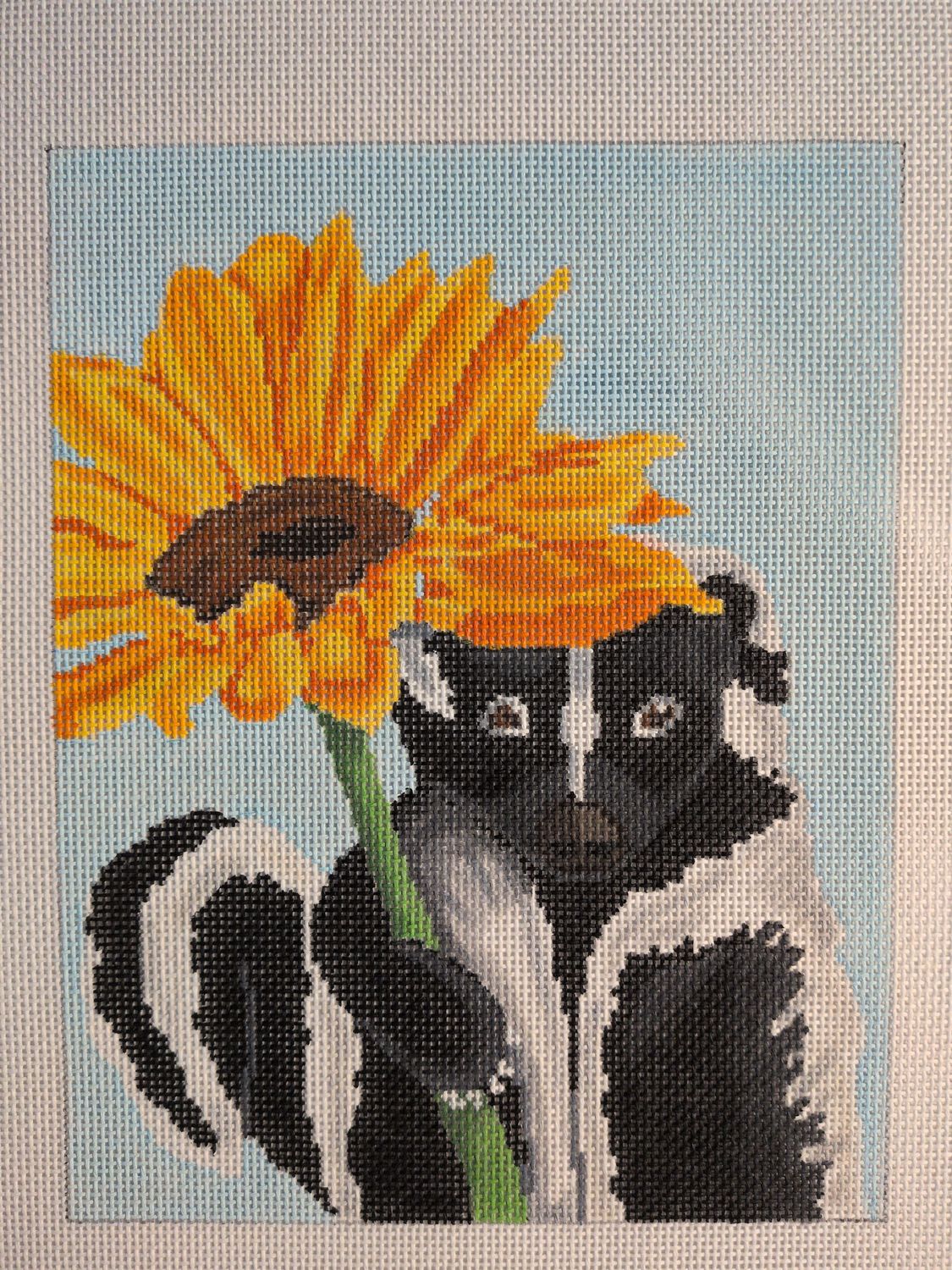 Skunk w/ Black Eyed Susan