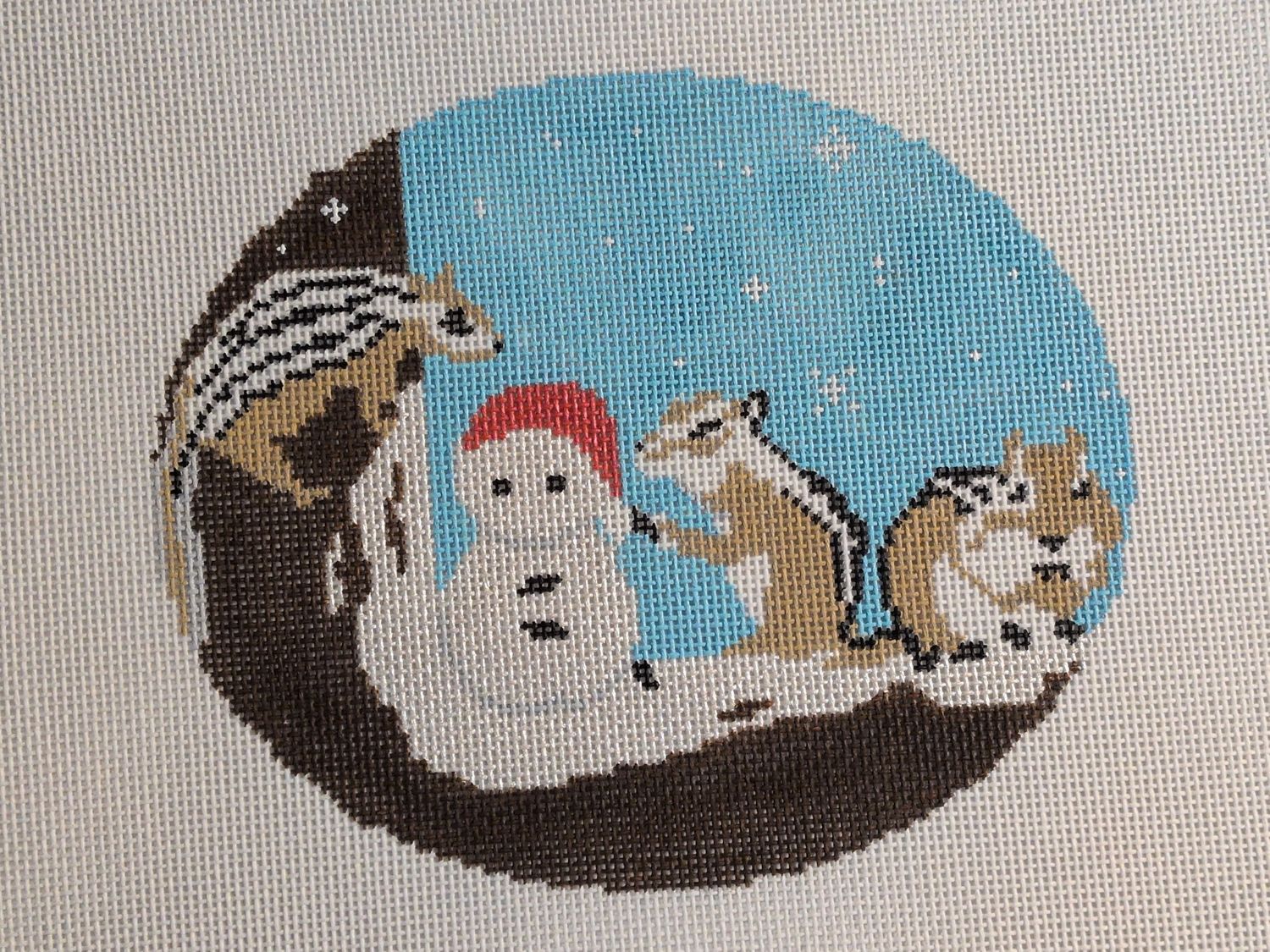 Chipmunks Decorating Tree