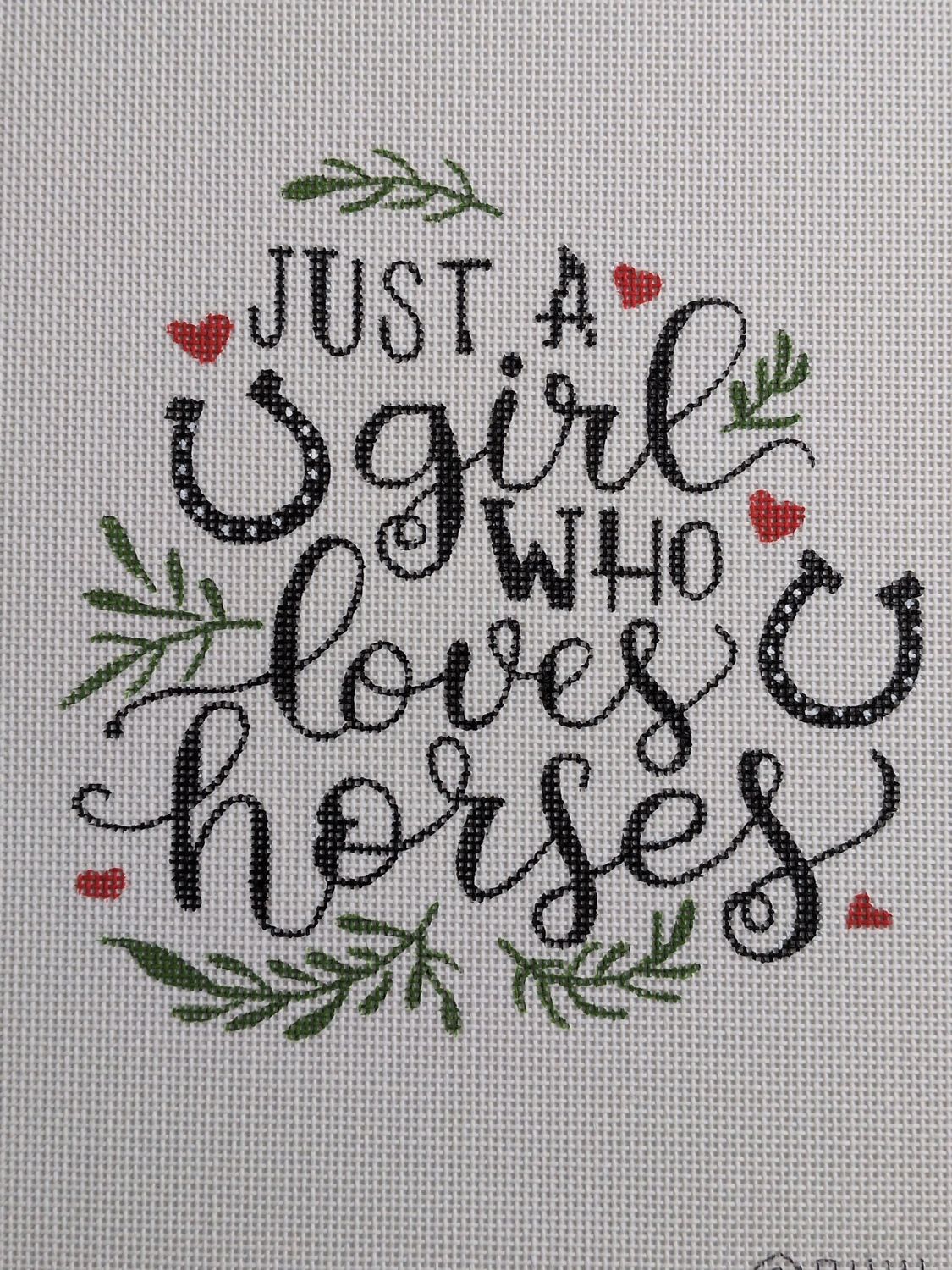 Just a girl who loves horses