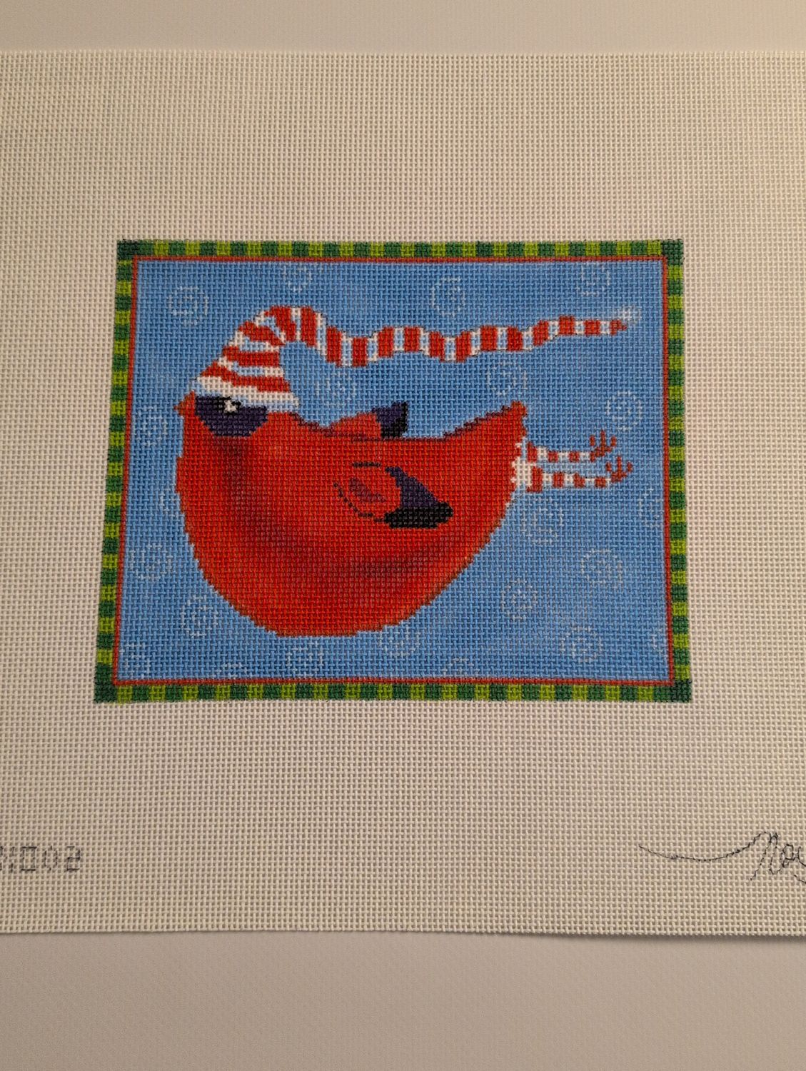 Red Bird with Cap