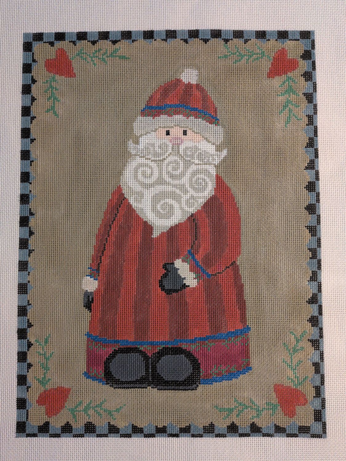Santa w/Heart Border - S/G Online
