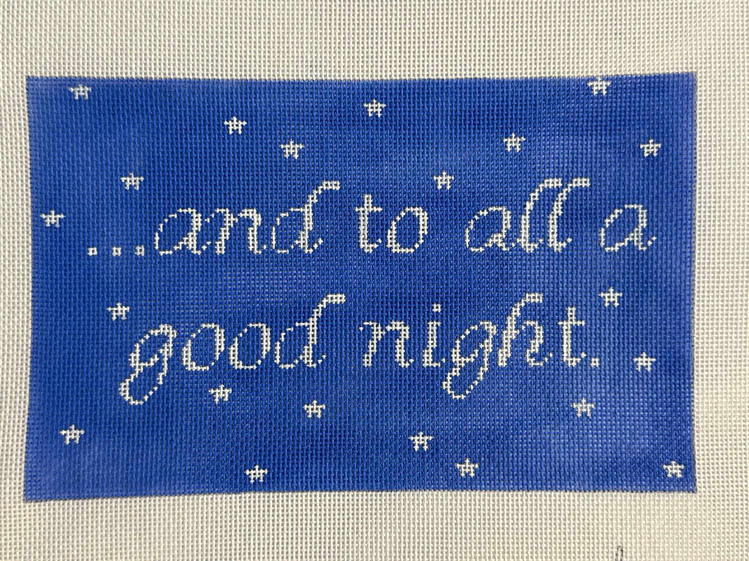 And to all a good night
