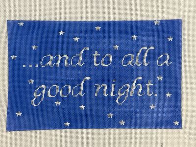 And to all a good night