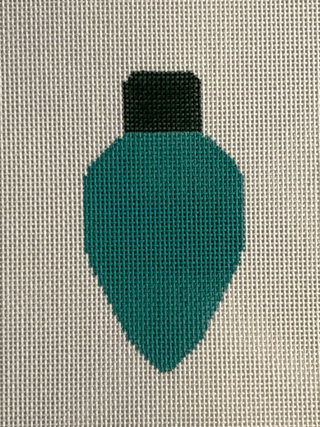 Light Bulb Turquoise Solid