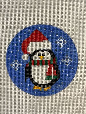 Penguin w/ Santa Cap