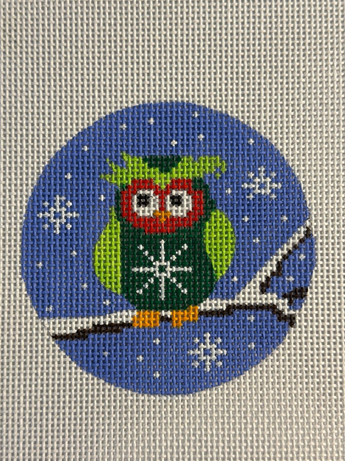 Owl with Snowflake on Sweater