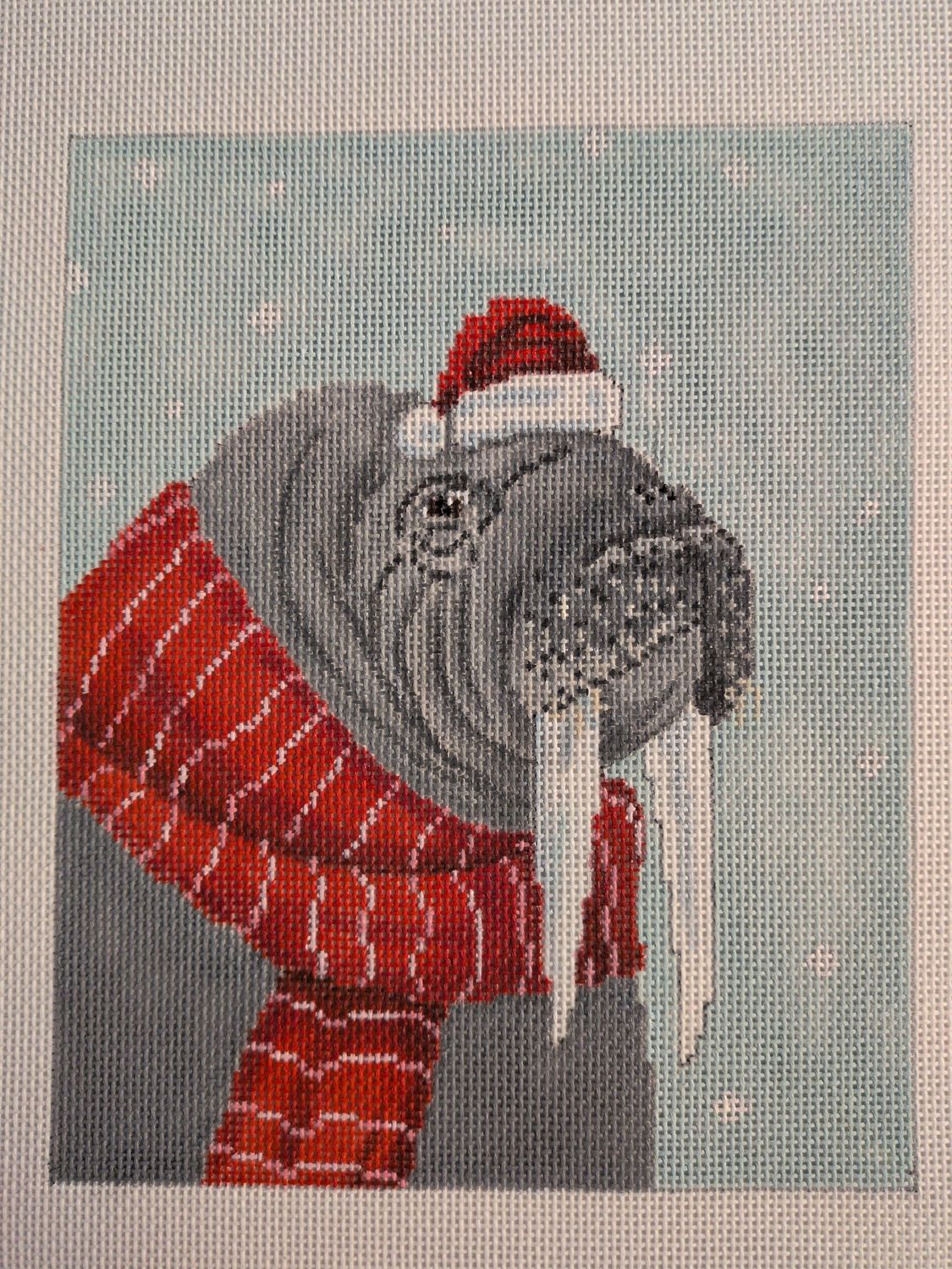 Walrus w/ Red Scarf