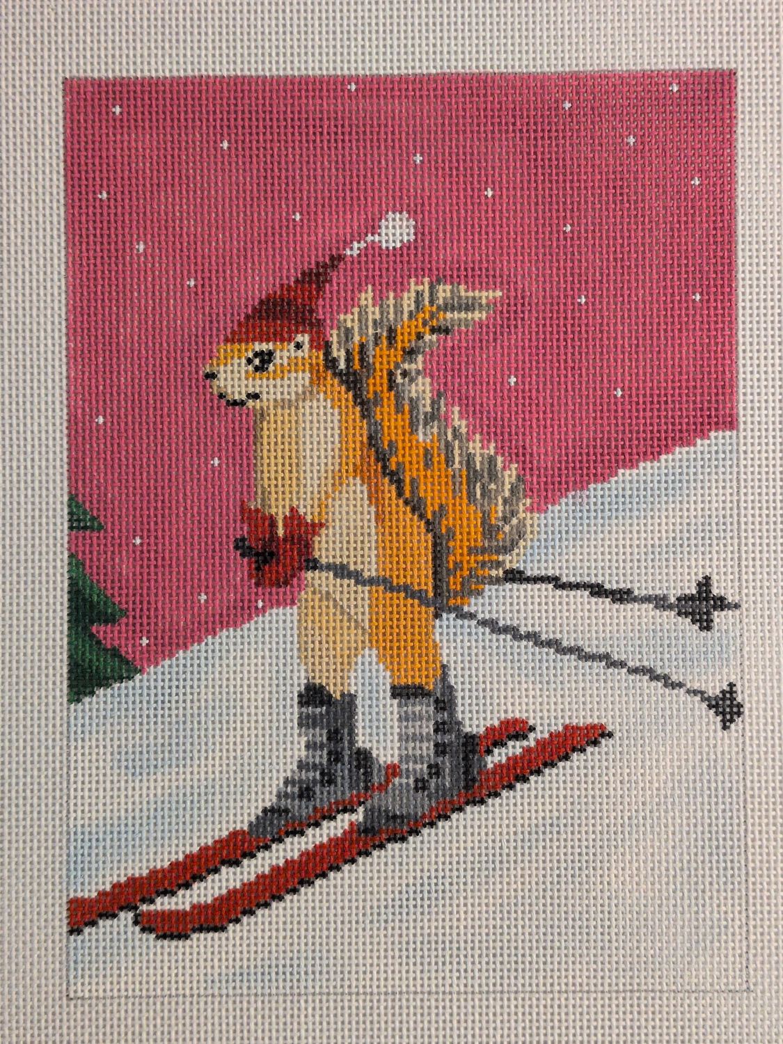Skiing Squirrel