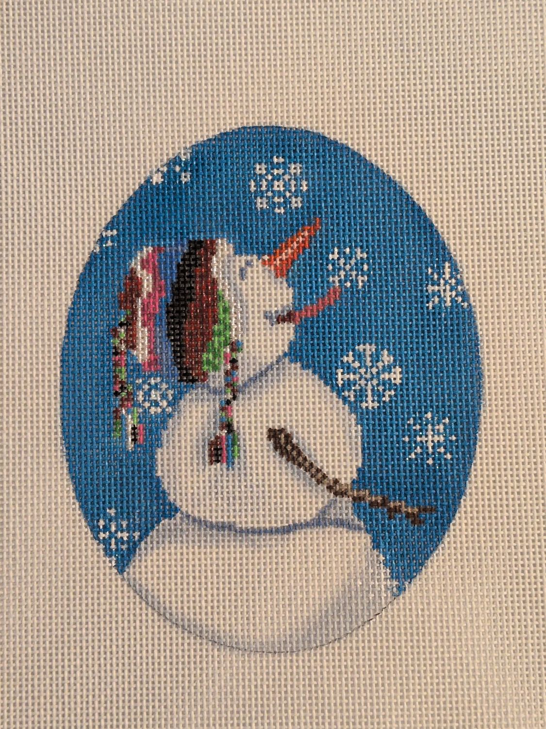 Snowman Catching Snowflakes