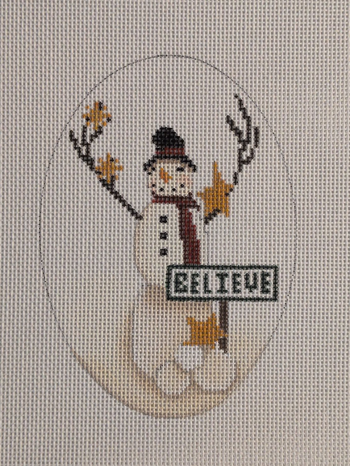 Believe in Magic Snowman