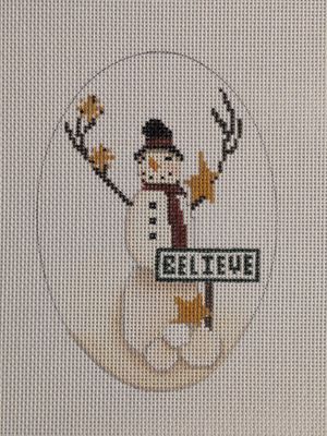 Believe in Magic Snowman