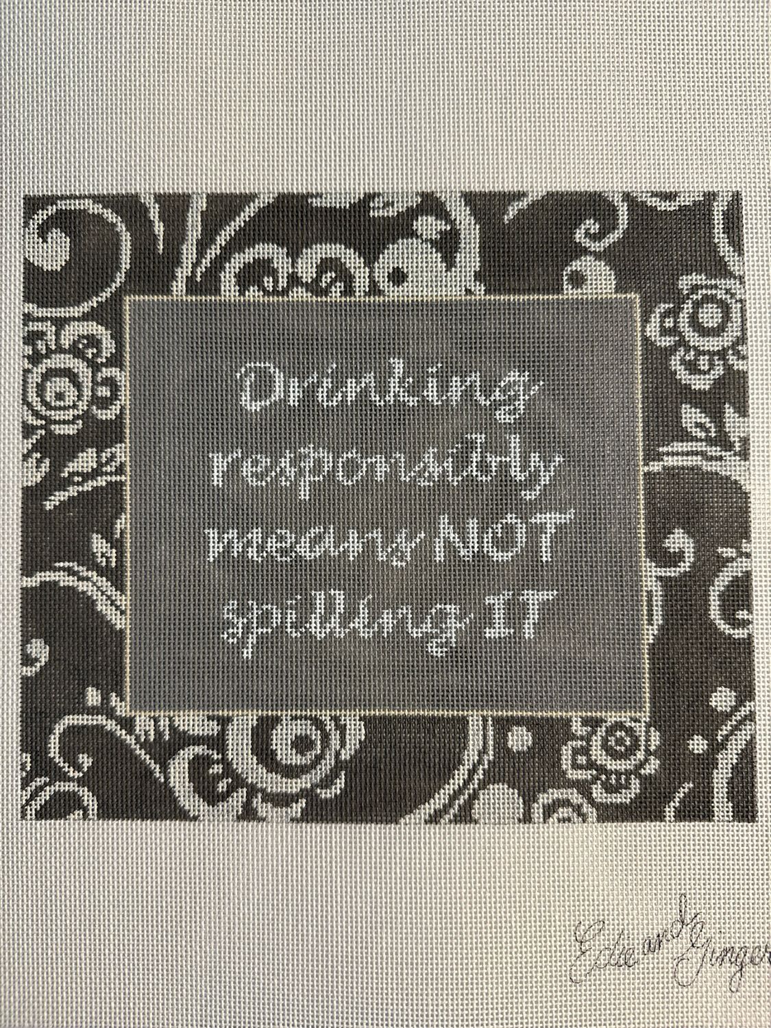 Drinking Responsibly Means Not Spilling It