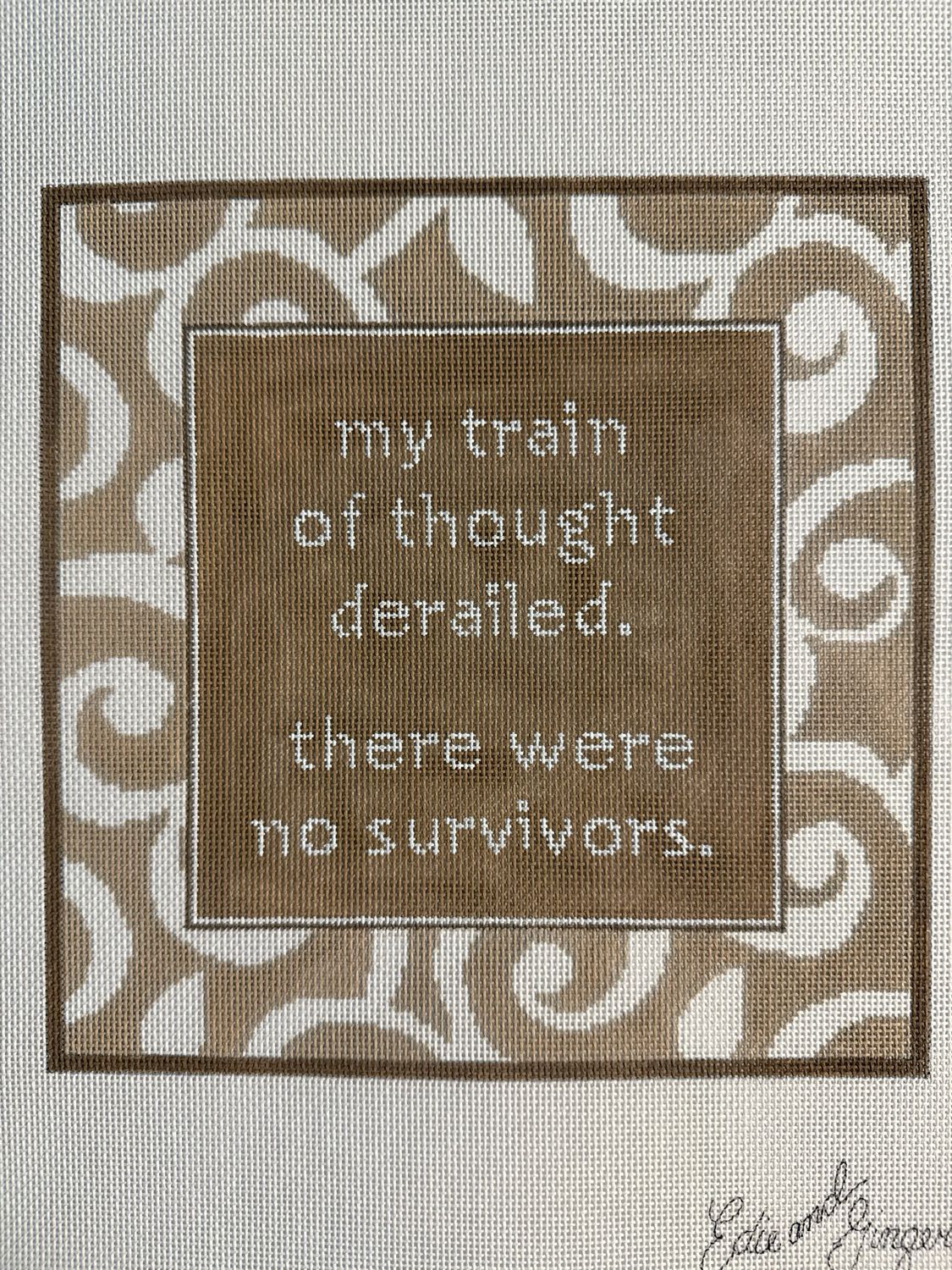 my train of thought derailed...there were no survivors.
