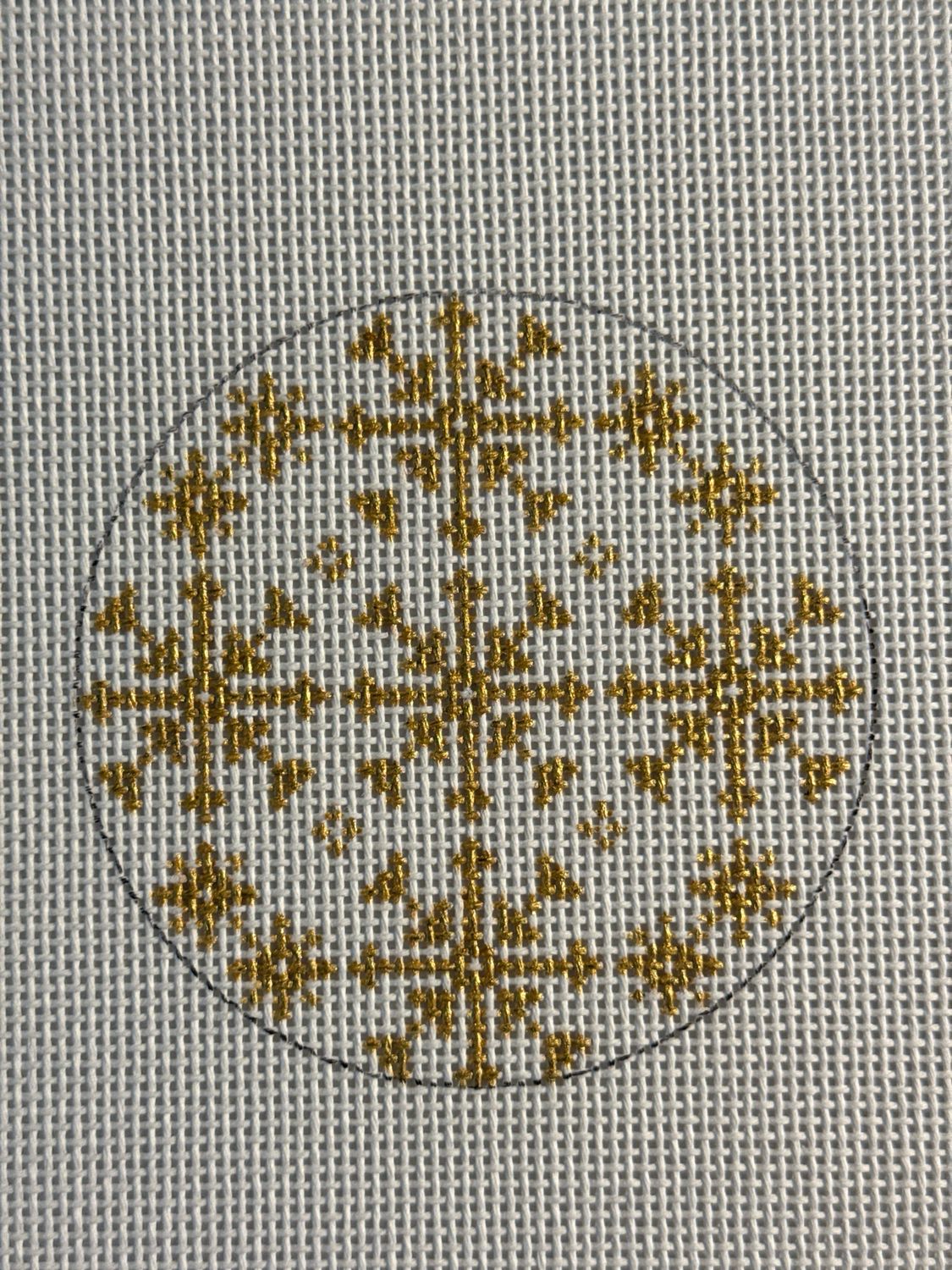 Gold Snowflakes