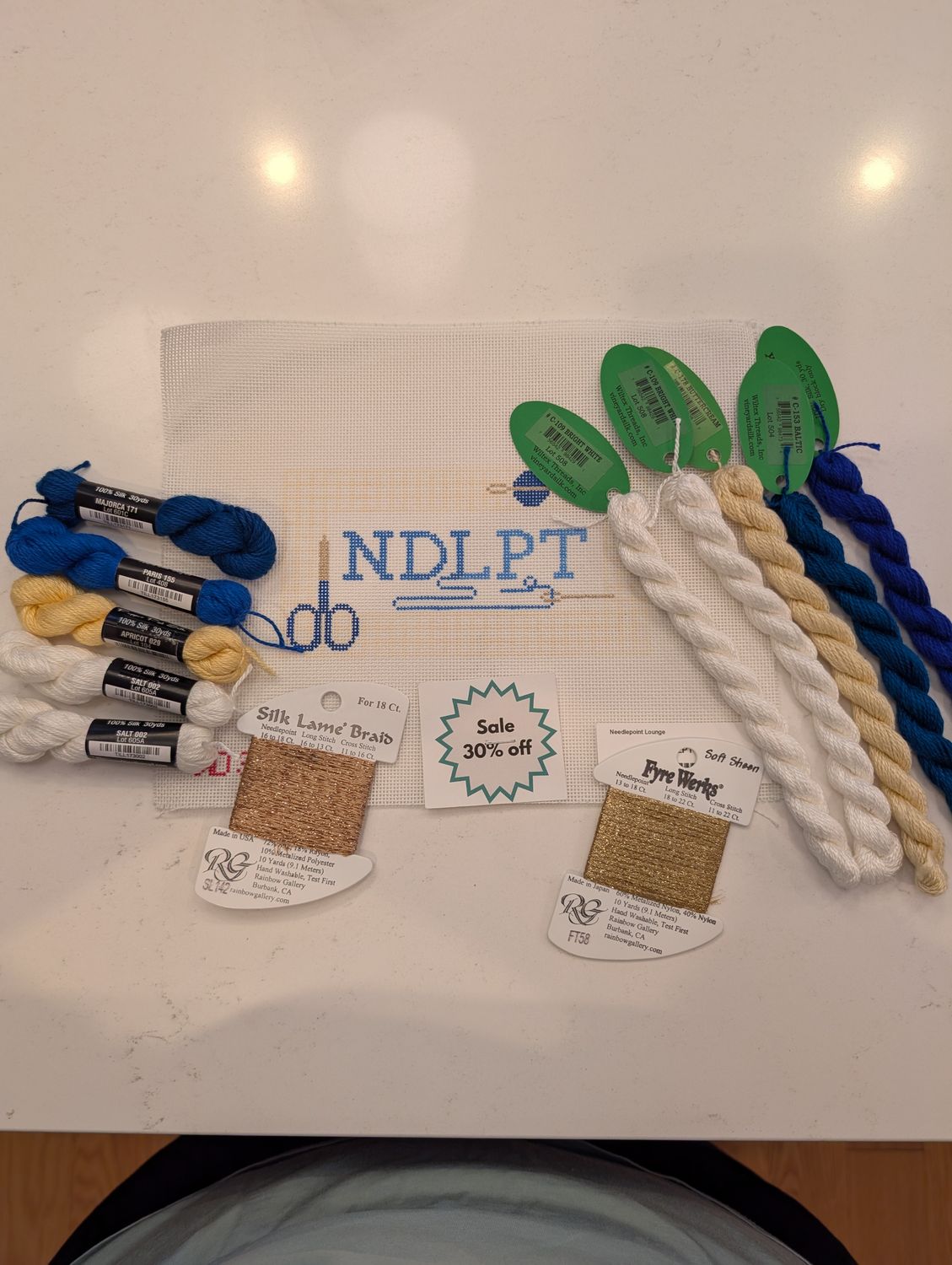 LV Waller - Threads for NDLPT Blue - 20%