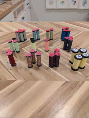 Kreinik #4 Spools Color 041 to 091