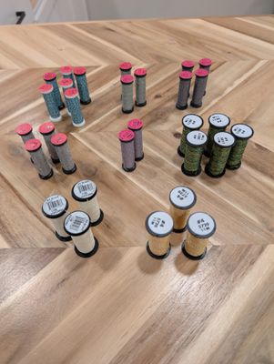 Kreinik #4 Spools Color 3514 to 5720 Kreinik #4 Spools Color 3514 to 5720