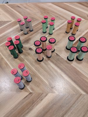 Kreinik #4 Spools Color 5750 to 9294 Kreinik #4 Spools Color 5750 to 9294