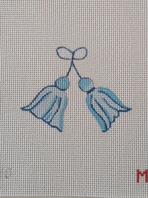 Blue Tassel Bag Tag