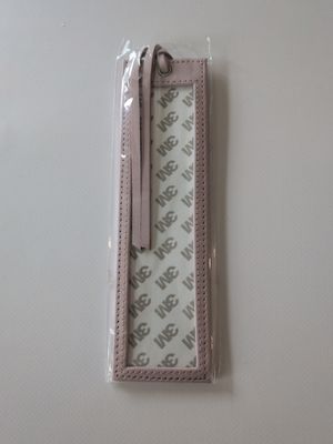 Leather Book Mark - Light Pink