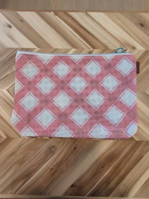 Berry Large Plaid Bag (11" x 13")