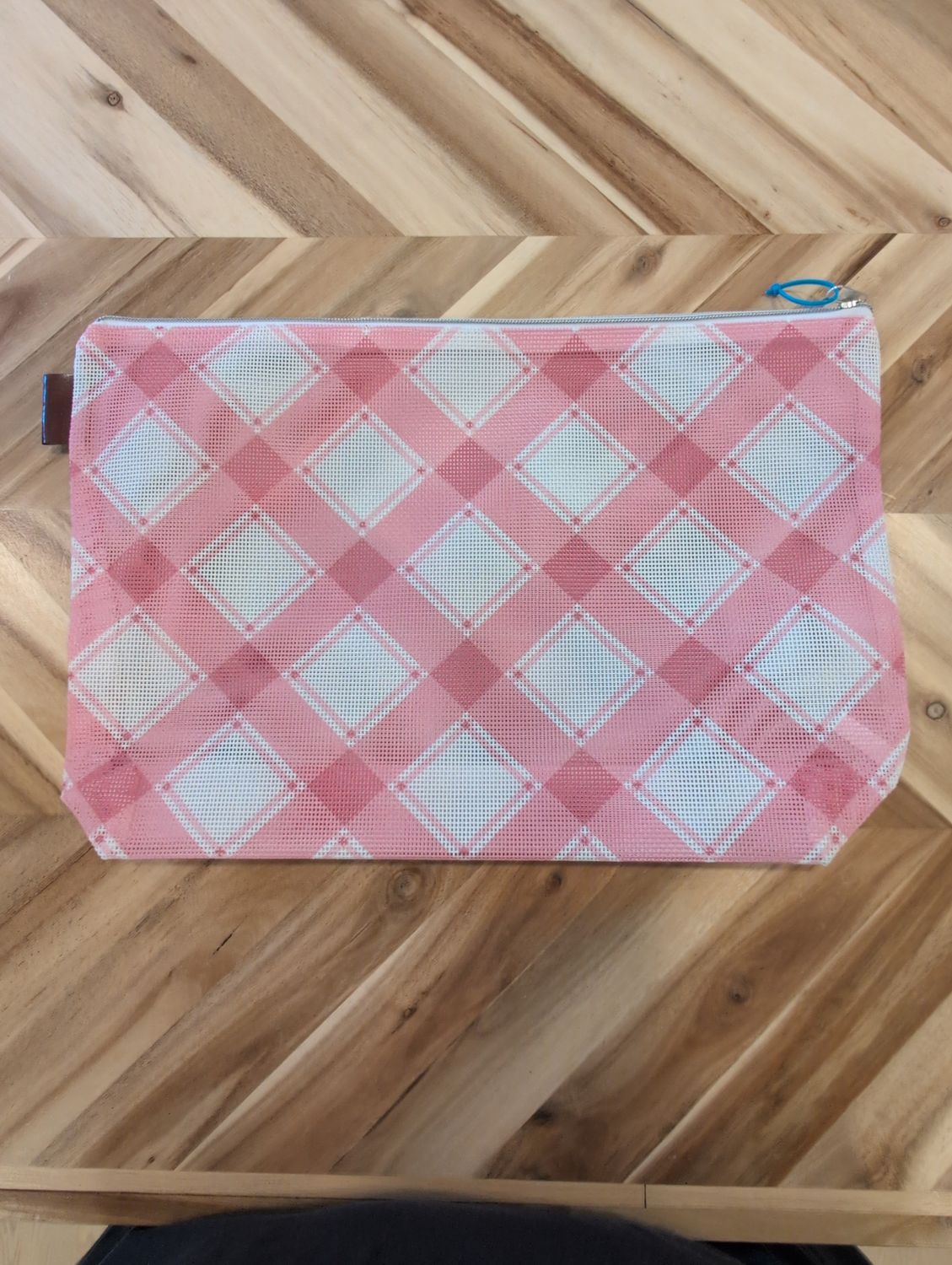 Rose Large Plaid Bag (11" x 13")