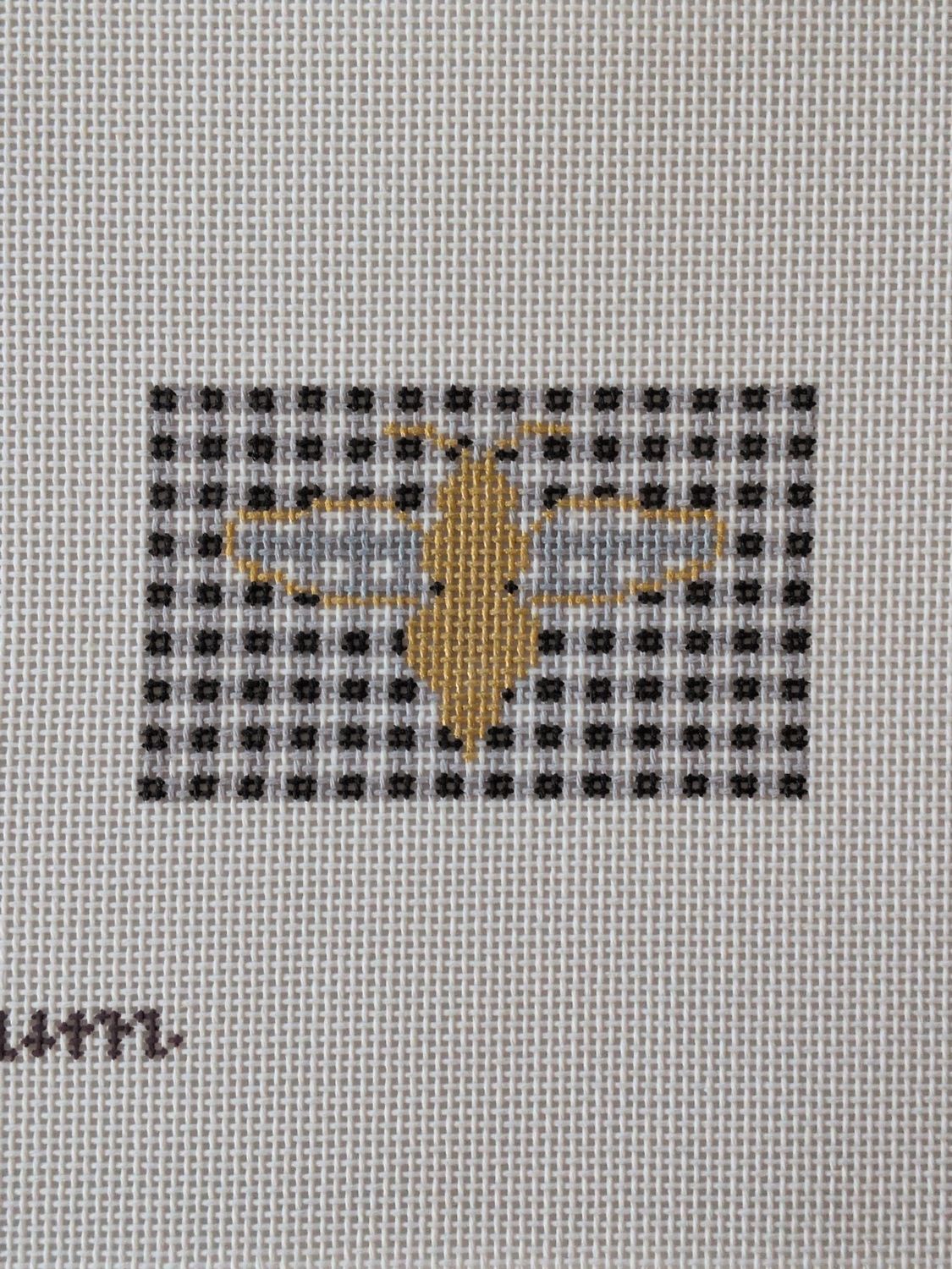 Bee &amp; Gingham Luggage Tag Insert
