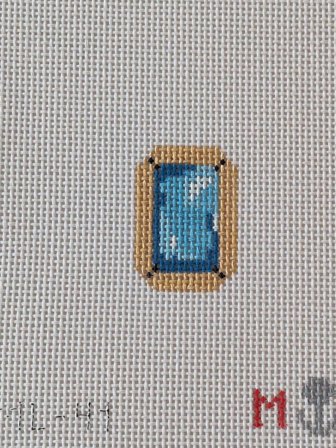 Blue Gemstone Bag Tag