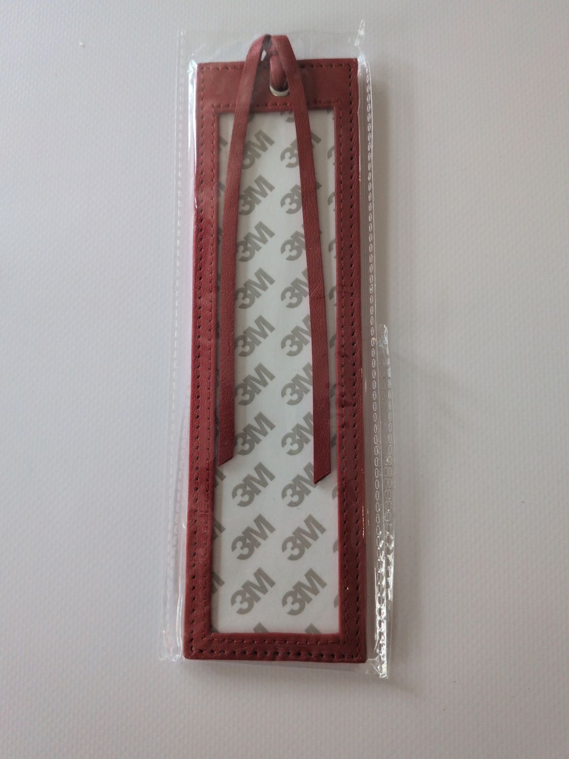 Leather Book Mark - Red