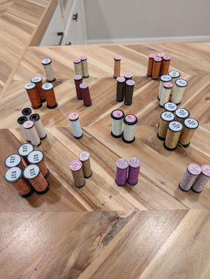 Kreinik #8 Spools Color 102 to 271