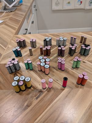 Kreinik #8 Spools Color 4202 to 5510 Kreinik #8 Spools Color 4202 to 5510