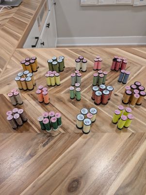 Kreinik #8 Spools Color 5520 to 9132 Kreinik #8 Spools Color 5520 to 9132